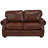 Speroni 74" Genuine Leather Rolled Arm Loveseat-20119941