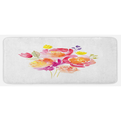 Modern & Contemporary Solid Color Polyester Kitchen Mat