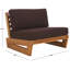 Brazilian Teak Patio Chair-2048495920