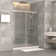 50" - 54" W x 70" H Bypass Single Sliding Semi-Frameless Shower Door