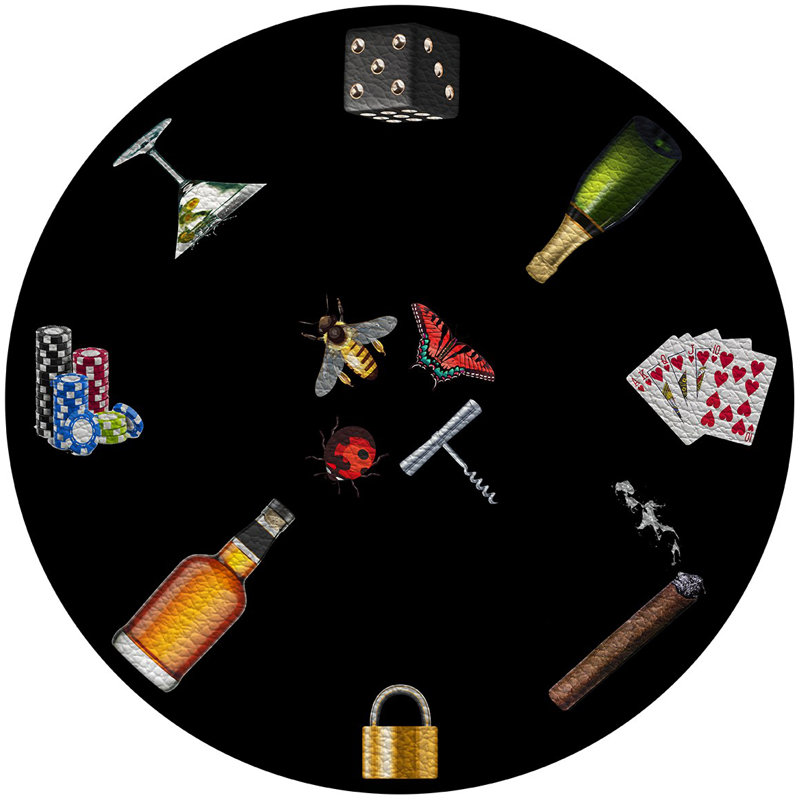Precise Edge Poker 16" Vinyl Placemat