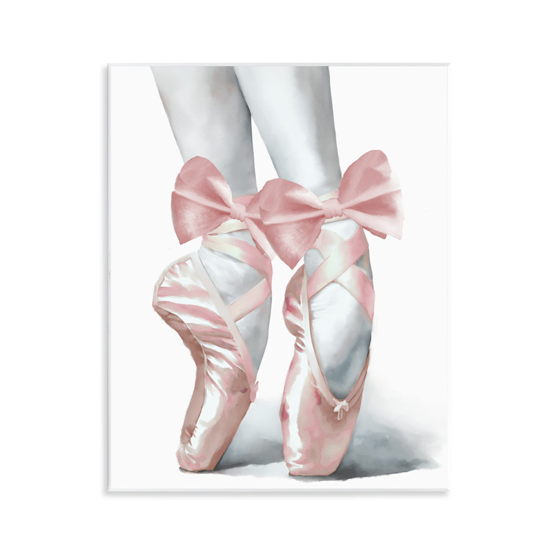 Plaque murale Ballet Pointe Shoes, design par Elizabeth Medley