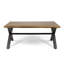 Table basse d'extérieur en bois d'acacia (table basse incluse, sans chaises)