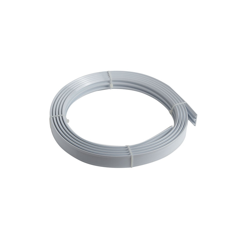 White Plastic / Acrylic Curtain Track/Rail, 350cm W