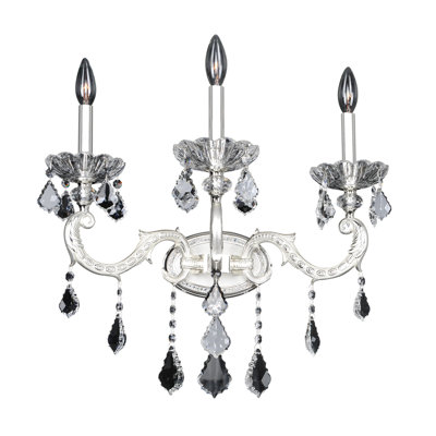 Lampe murale bougie 3 lumières Casella