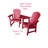 Kleinman 2-Chair Dining Table Settee-1351565711