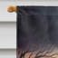 Drapeau de la maison d'Halloween Keeshond Spooky