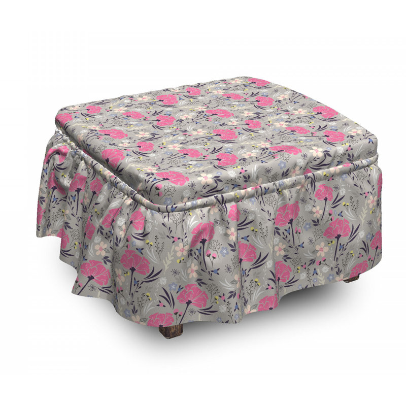 Housse pour repose-pieds pissenlits repeating