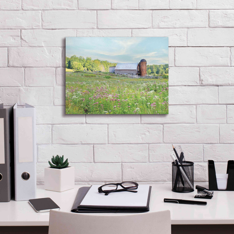 Aliziah «Summer On The Farm» par Lori Deiter, H 12 po x l 16 po x P 0,75 po