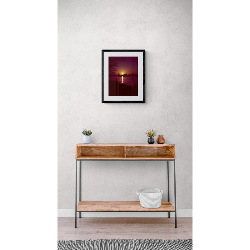 Sunset On The Charles Print by Alan Scherer, 21.25" H x 17.25" W x 0.875" D