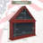 262 in. H x 25.2 in. W Solid Wood Display Case