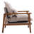 Chenille Accent Chair Armchair With Pillow-315435236-315435235
