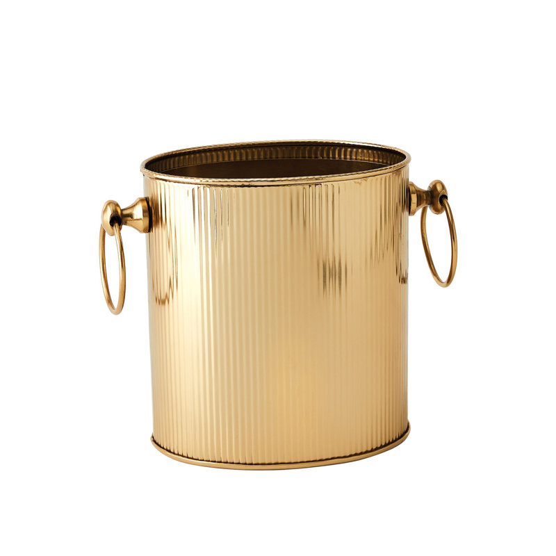 Winston Ice Bucket-Brass-Lg