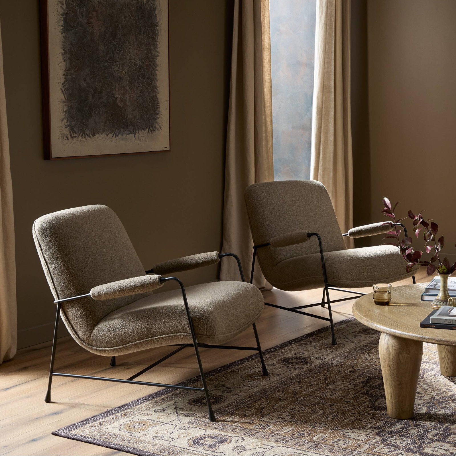 Accent Armchair, Crete Putty