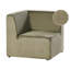 Bertwin 1 Seater Corduroy Sectional-33017323-33017320