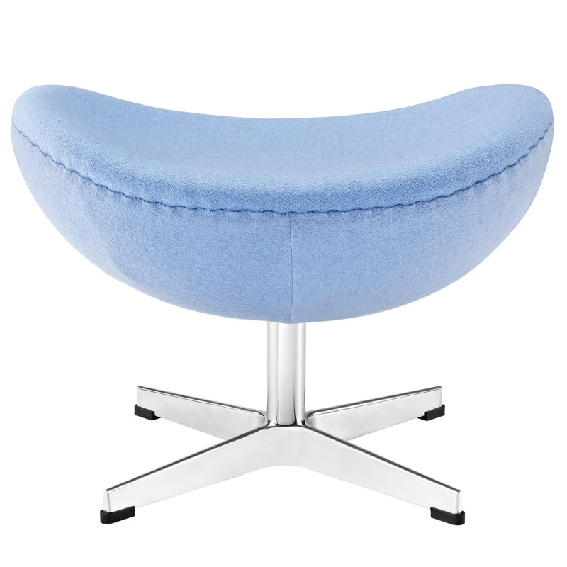 Repose-pieds avec gants, Bleu pastel