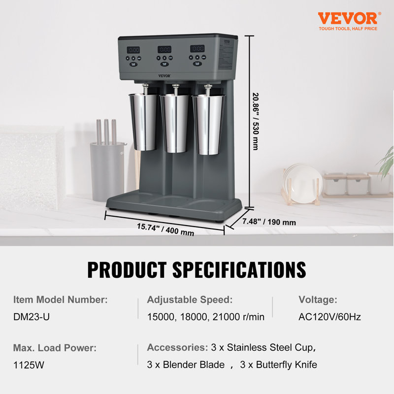 VEVOR 3 Speed Frozen Drink Maker