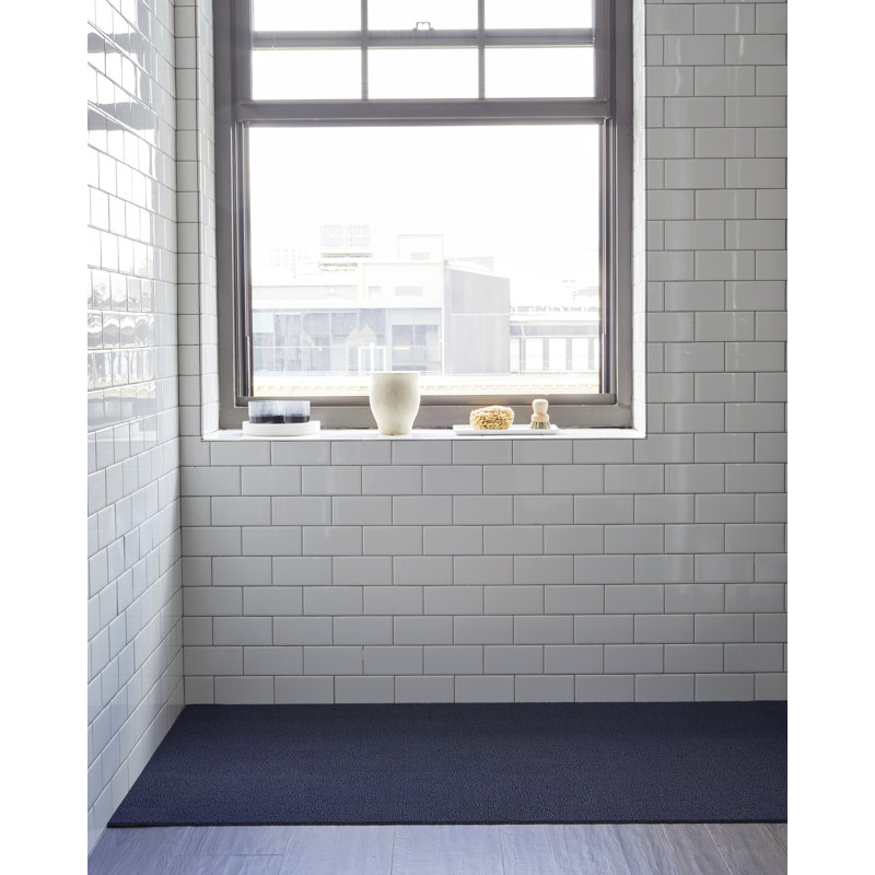 Chilewich Easy Care Heathered Shag Doormat, Gray, 0.27" H x 24" W x 36" D