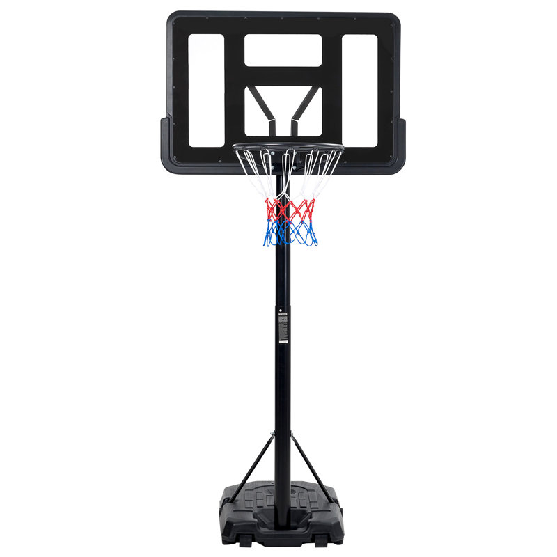 Panier de basketball portatif en plastique à hauteur ajustable l 54 po