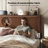 Headboard for King Size Bed,Retro Oil-Waxed Leather Upholstered Head Board with Smart LED Lights (60,000 DIY Colors), Hidden Storage & USB/Type-C Ports, 3-Level Height Adjustable-734903191-734903189