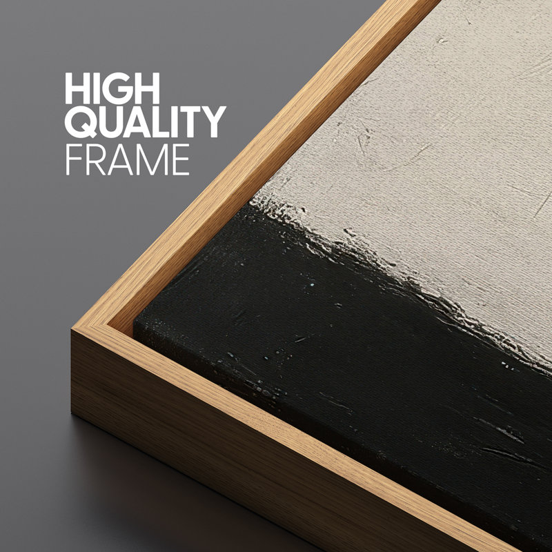 Grande impression sur toile encadrée, impression de paysage abstrait pour la décoration intérieure moderne, Naturel
