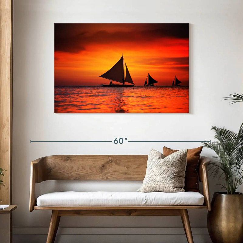 Mehar voiliers à Boracay, H 30 po x l 45 po