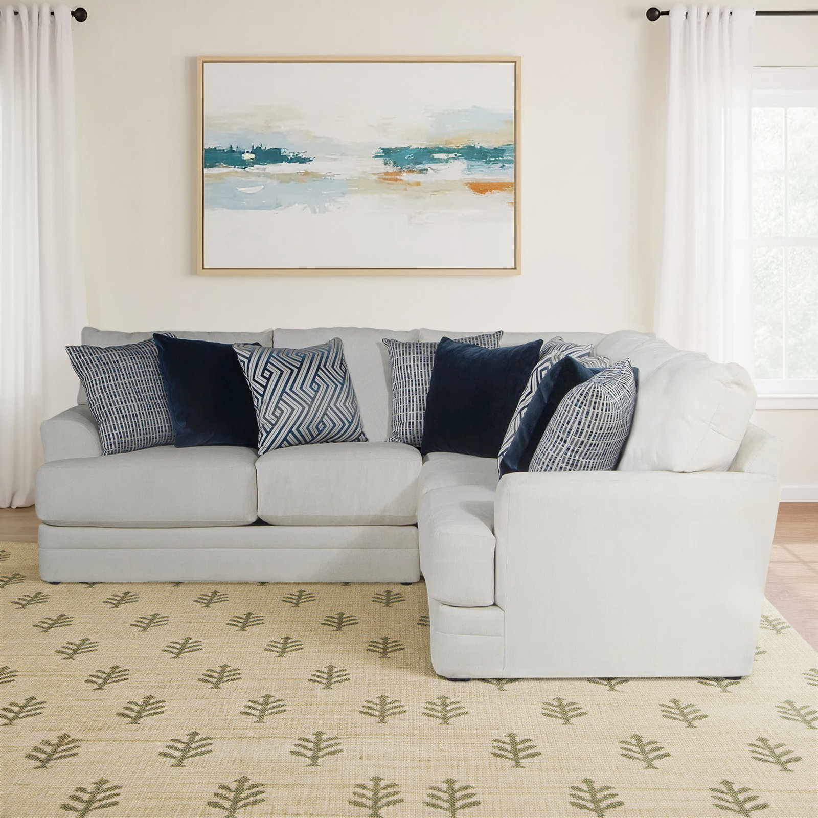 Mazekine Modular Upholstered L-Sectional