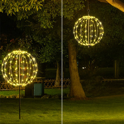 16" 128-LED Hanging Light Sphere