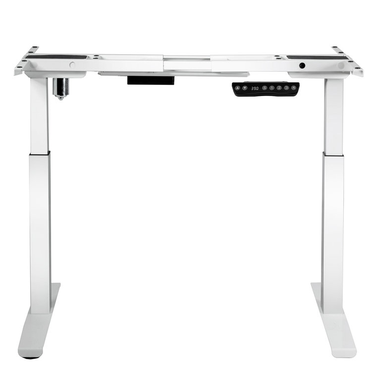 Inbox Zero Electric Stand Up Desk Frame Dual Motor Height Adjustable Sit Stand W/controller
