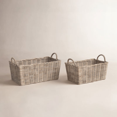Irving Handmade Seagrass Storage Bin Set