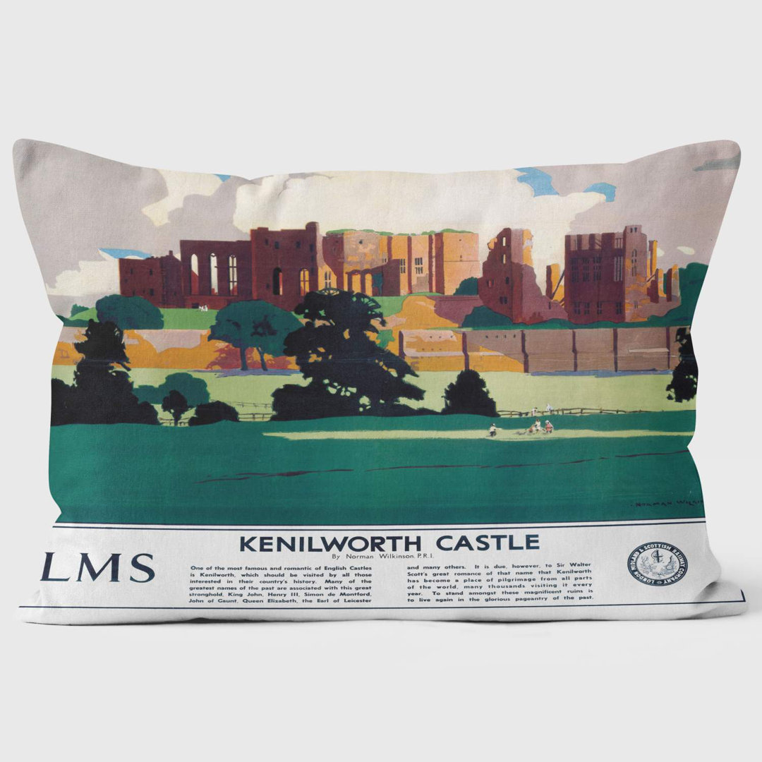 LMS Kenilworth Castle - National Railway Museum Cushion