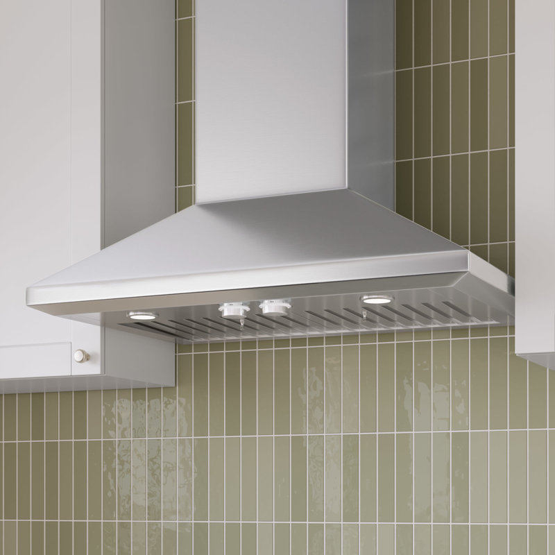 205 - 600 CFM 30 Inch Wide Wall Mounted Range Hood