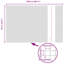 60 cm H x 2500 cm W Steel Border Fencing
