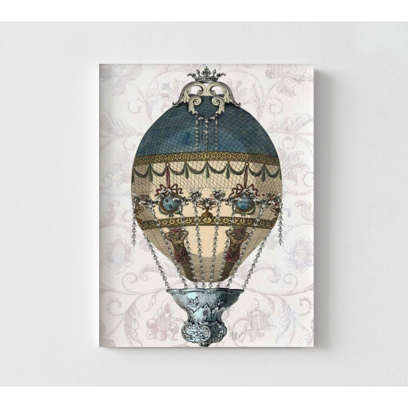 «Baroque Balloon» par Fab Funky, affiche de montgolfière, art mural ballon, décoration d'affiche de magasin, impression d'art mural de bureau