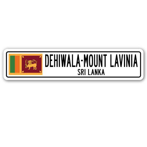 Panneau de signalisation en aluminium Altoona Dehiwala-Mont Lavinia, H 7 po x l 30 po x P 1 po