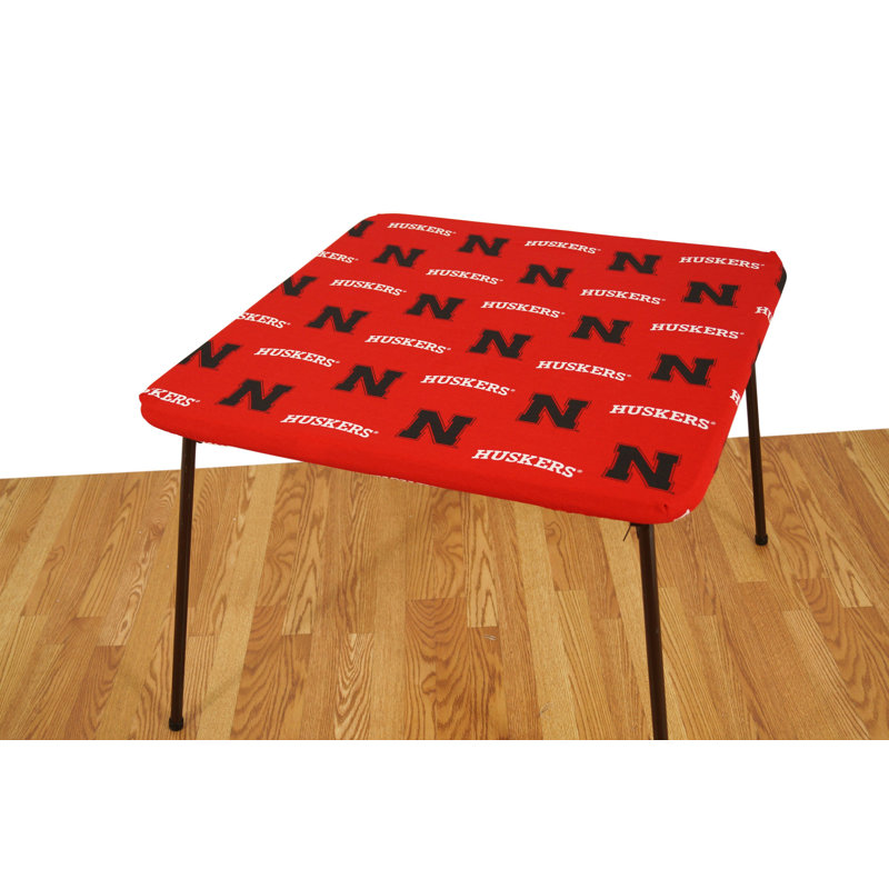 NCAA Outdoor Patio Table Cover, 33" W x 33" D, Nebraska