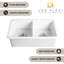 Évier de cuisine encastré blanc Los Flexi-111687795-111687797-111687802