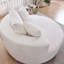 Fauteuil demi-tonneau pivotant Chenille-52614173