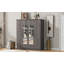 Armoire à miroir 4 portes avec tablettes-685128459