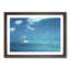 White Sailboat in the Open Ocean - Picture Frame Painting Print-55612990-55612992