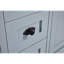 Meuble-lavabo en bois massif 60 po avec comptoir en pierre reconstituée et lavabo double 60 po-106886524-106886520