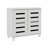Millan 12 Pair Shoe Storage Cabinet-454157117