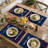 4-Piece Polyester Rectangle Dining Table Placemat