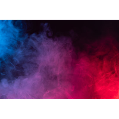 Colour Smoke - Wrapped Canvas Print
