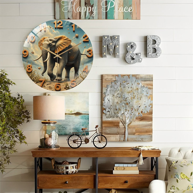 Horloge murale Elephant