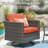 GRS Premium All-Weather Wicker 9 - Person Patio Conversation Set with Cushions-111065716-111065715