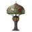 36"H Poppies Tiffany-Style Stained Glass Table Lamp