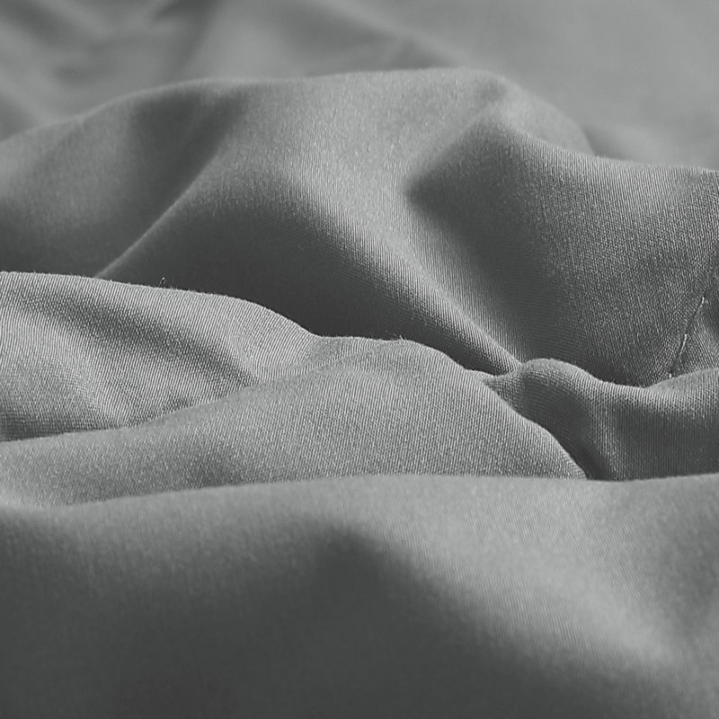 King Charcoal and Silver Reversible Microfiber Comforter Set