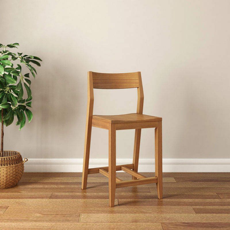 Chaise moderne à hauteur de comptoir (38 po) - paquet de 2, Pacanier, 1