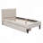 Upholstered Platform Bed With 2 Drawers-1210251145